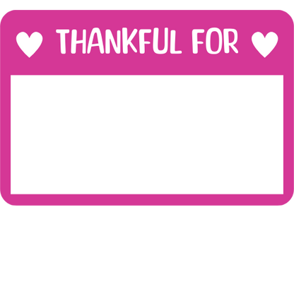 Planner Stickers - Thankful For