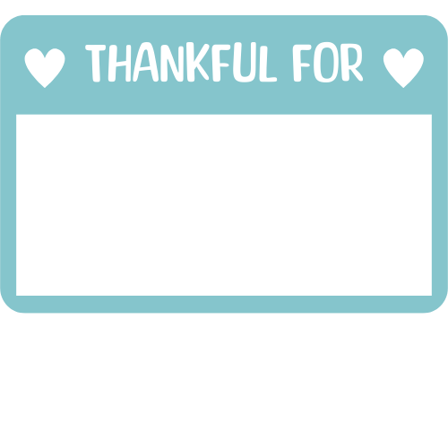 Planner Stickers - Thankful For