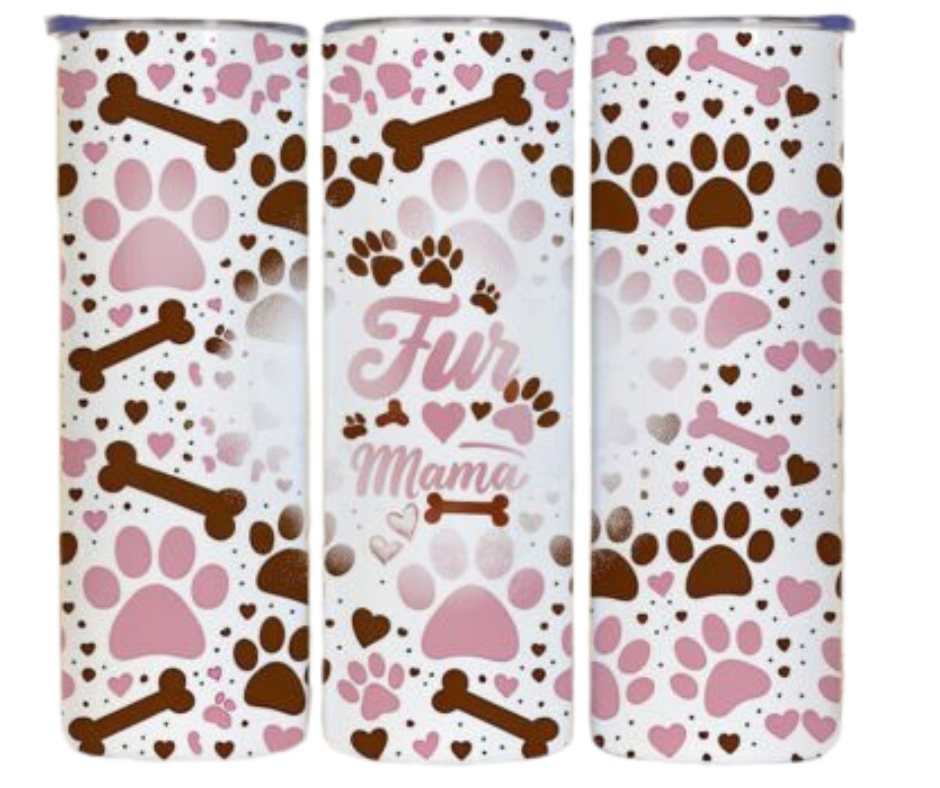 Paw N Bone Fur Mama Sublimation Tumbler