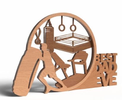 Boxer Dad Father's Day Gift