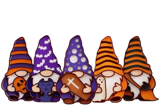 Laser Cut Halloween Gnome Set