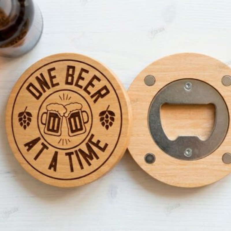 Laser Cut Magnet Beer Bottle Opener