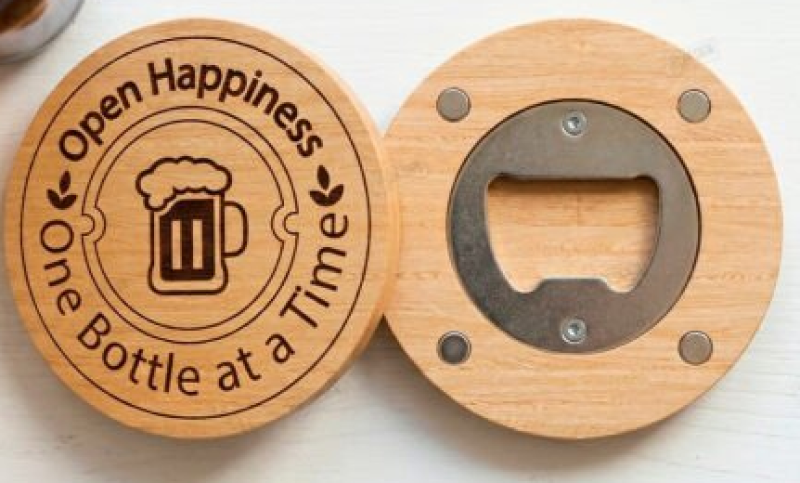 Laser Cut Magnet Beer Bottle Opener