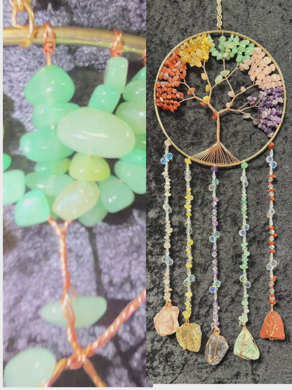 Natural Stone Tree of Life Sun Catcher