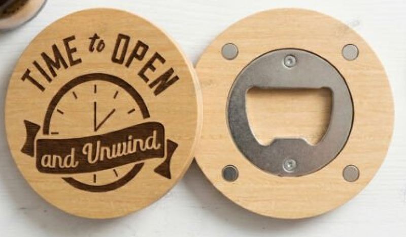 Laser Cut Magnet Beer Bottle Opener