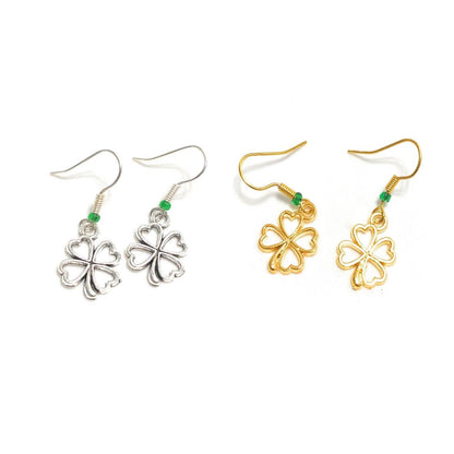 Lucky 4-Leaf Clover Earrings