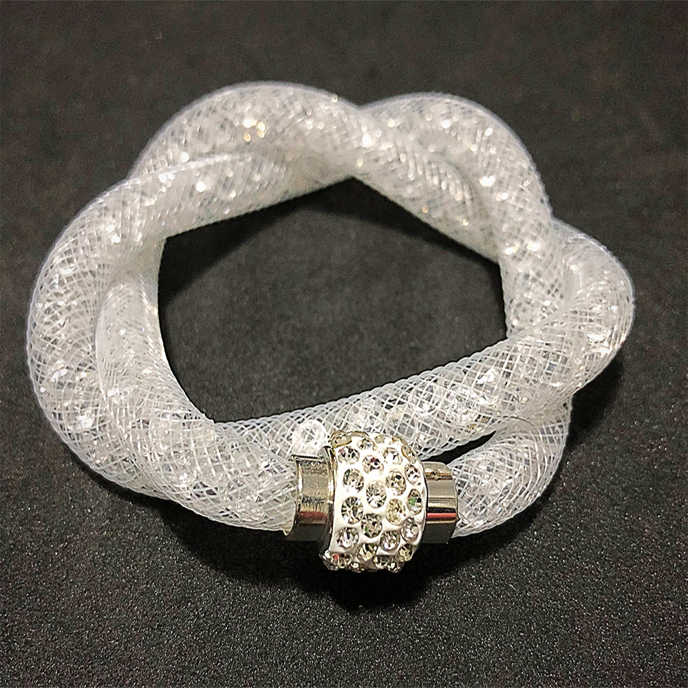 Double Loop Mesh Stardust Bracelet