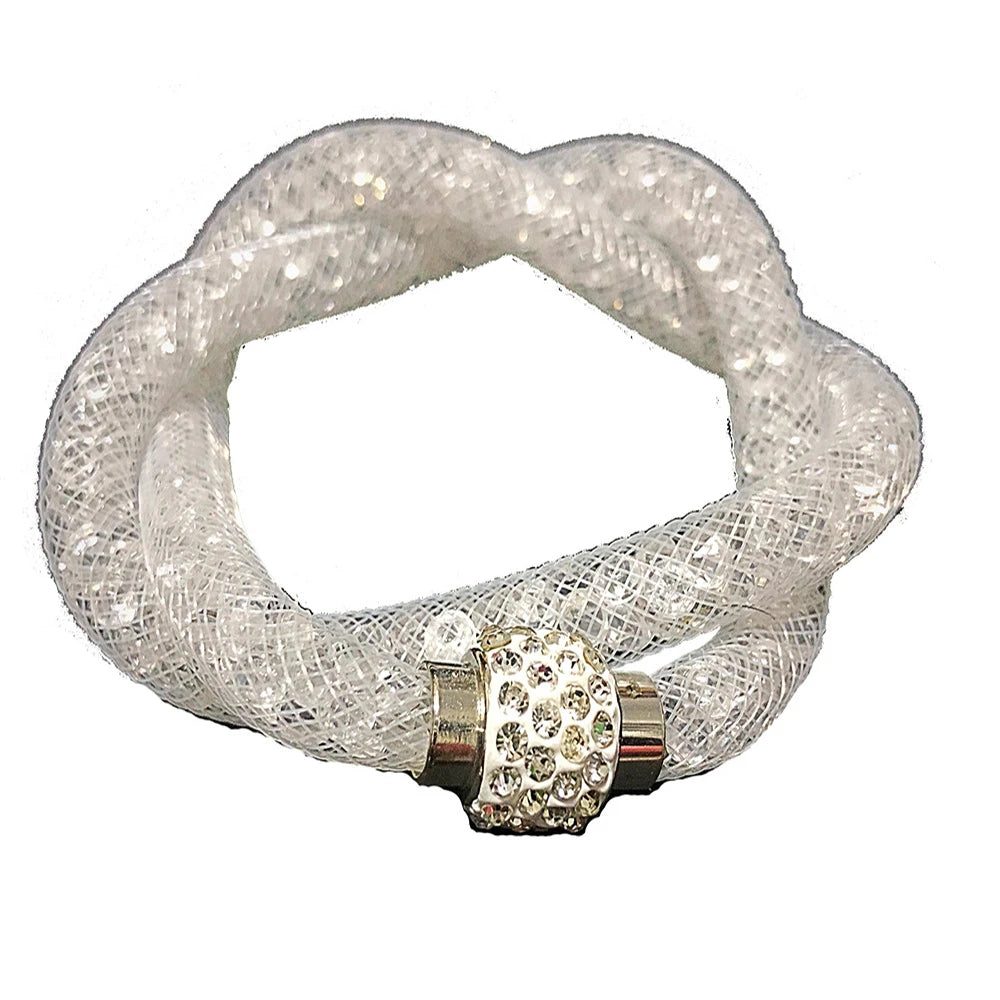 Double Loop Mesh Stardust Bracelet