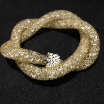 Double Loop Mesh Stardust Bracelet