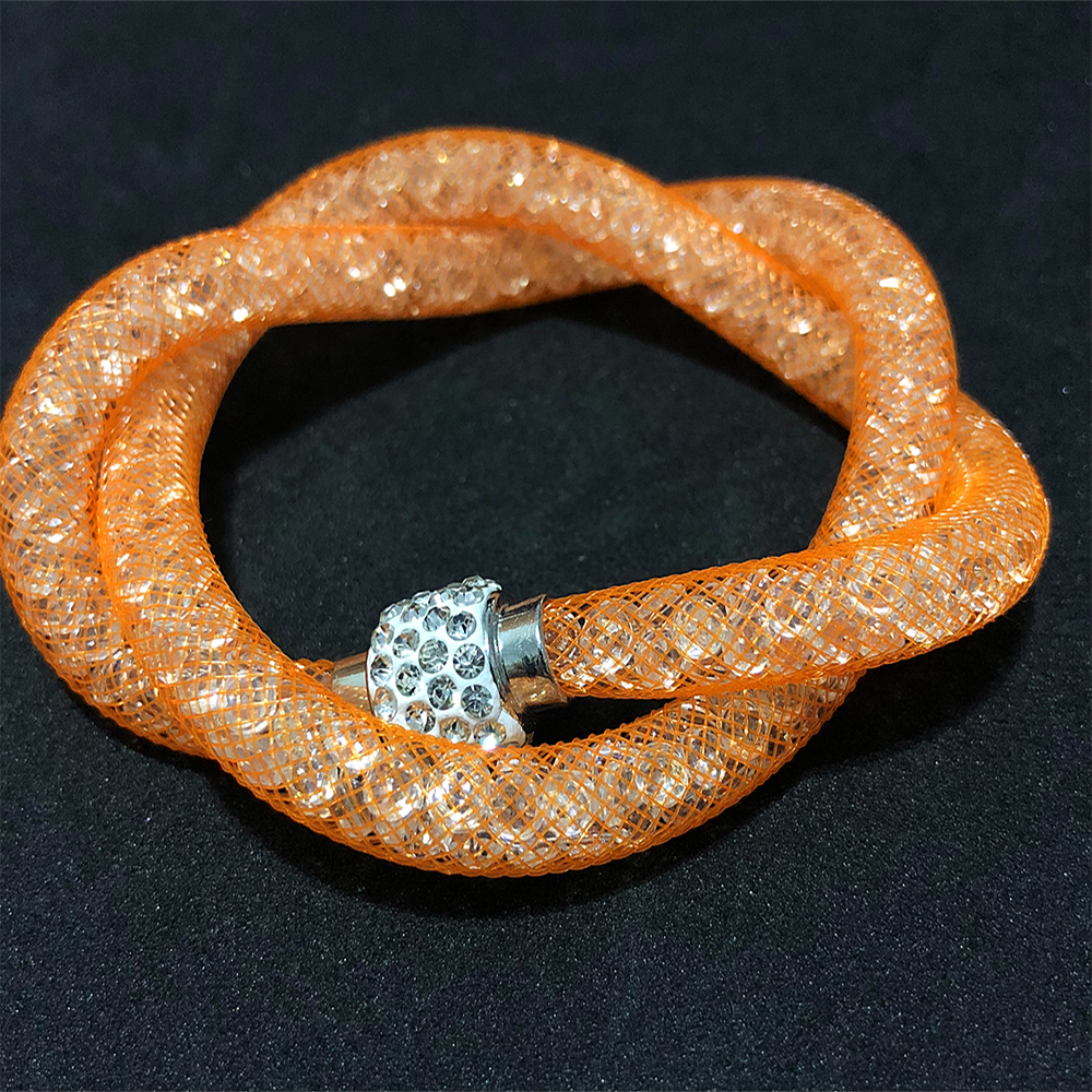 Double Loop Mesh Stardust Bracelet