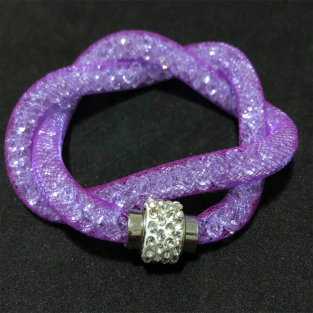 Double Loop Mesh Stardust Bracelet