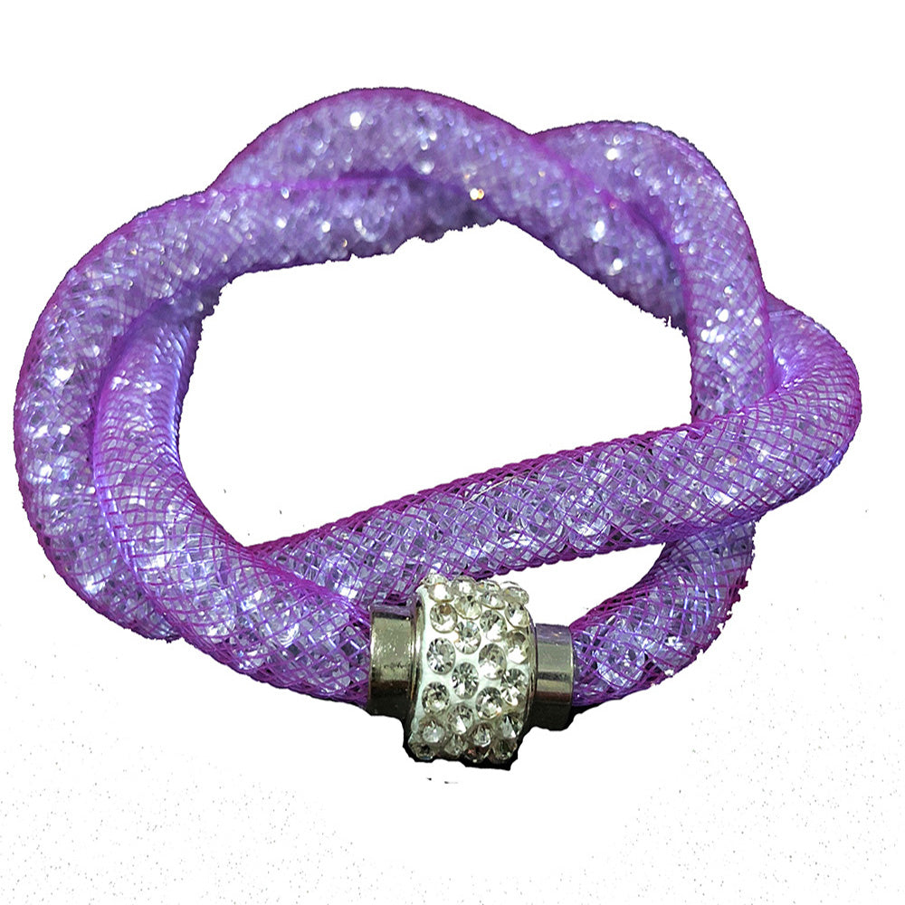 Double Loop Mesh Stardust Bracelet