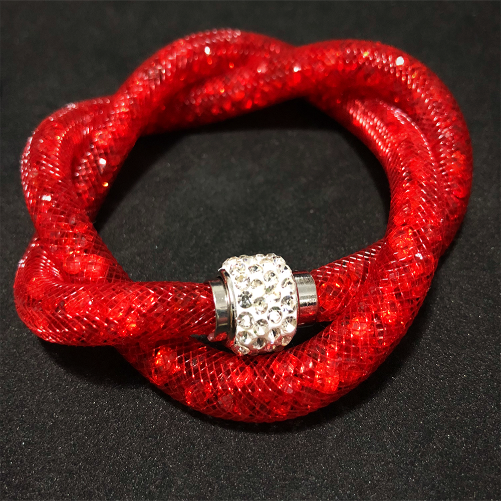 Double Loop Mesh Stardust Bracelet