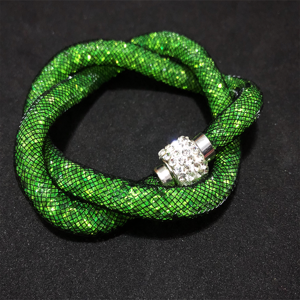 Double Loop Mesh Stardust Bracelet