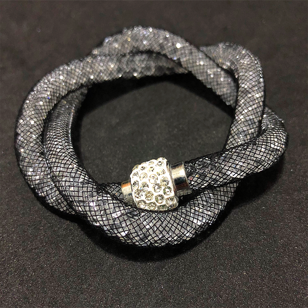 Double Loop Mesh Stardust Bracelet