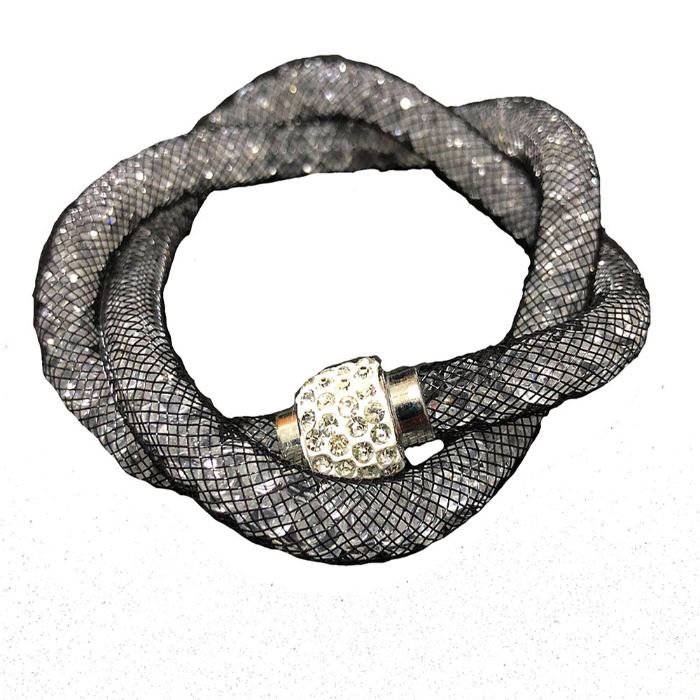 Double Loop Mesh Stardust Bracelet