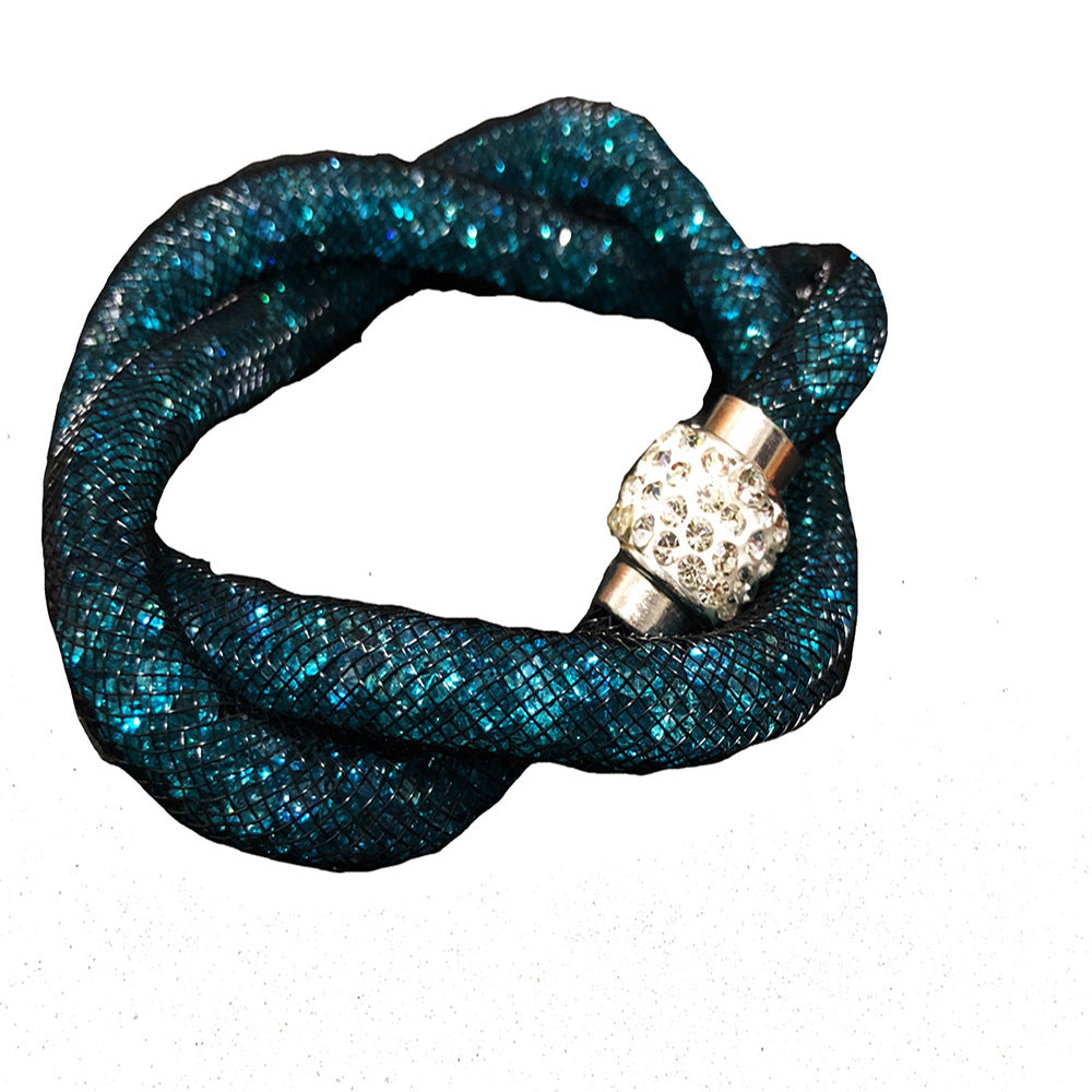 Double Loop Mesh Stardust Bracelet