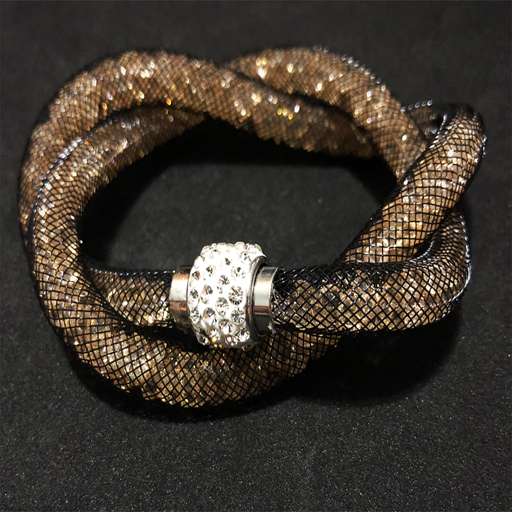 Double Loop Mesh Stardust Bracelet