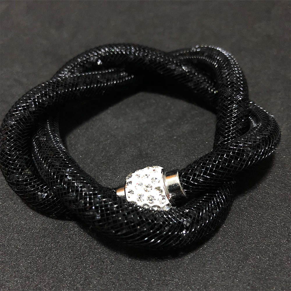 Double Loop Mesh Stardust Bracelet