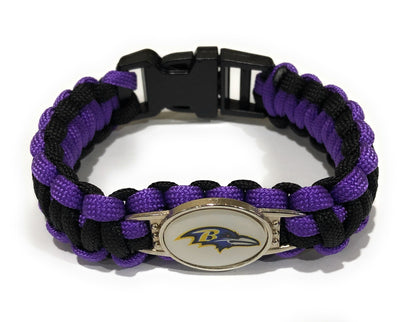 Baltimore NFL Paracord Bracelet