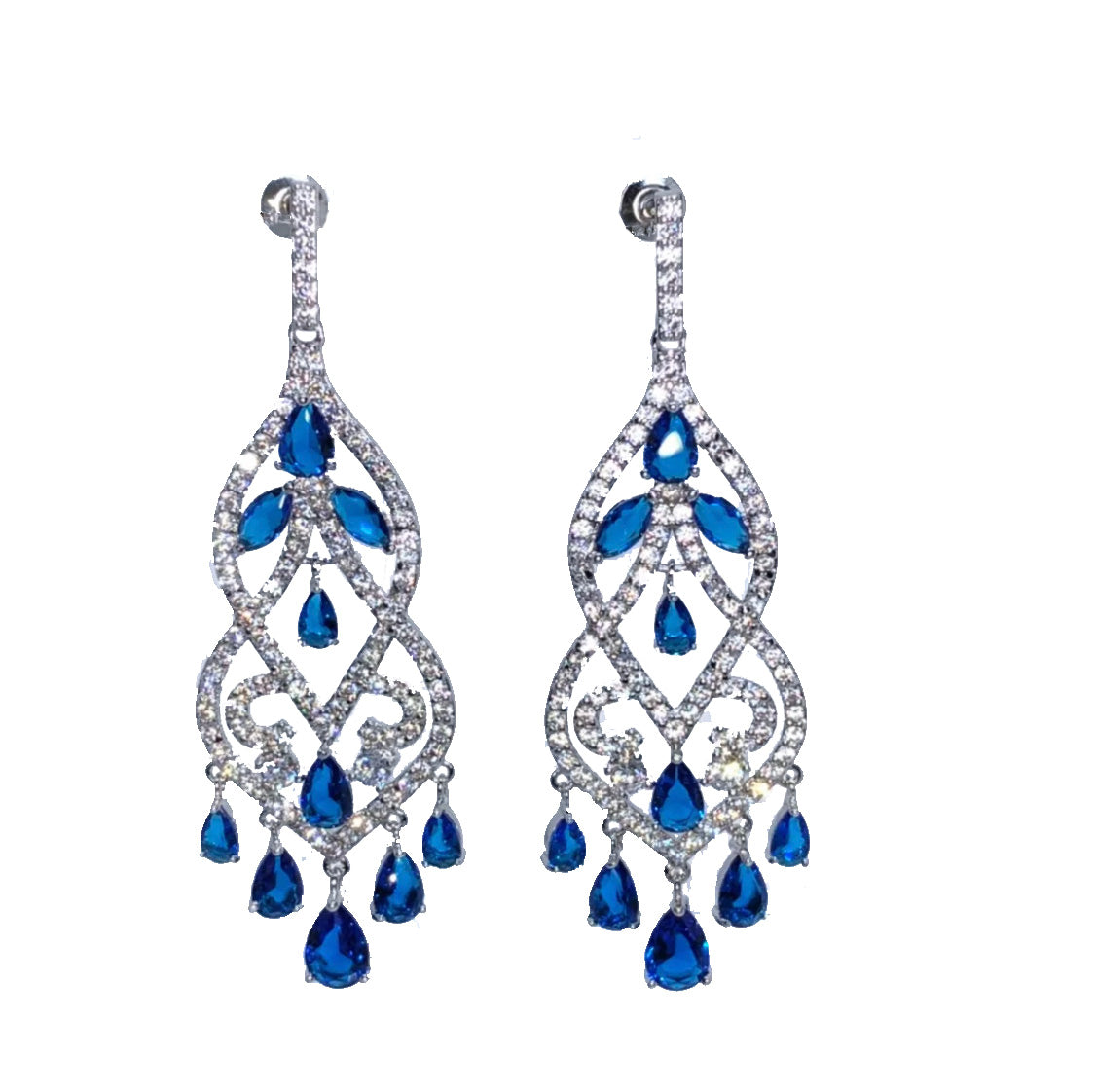 Created discount sapphire earrings