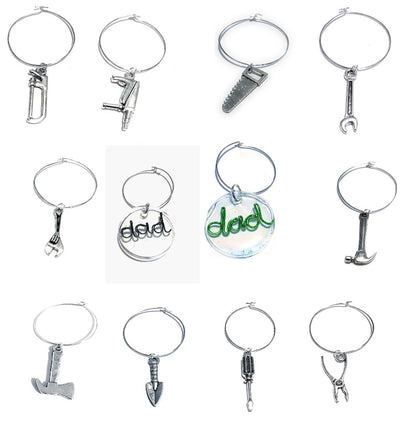 Father's Day Wine Charms