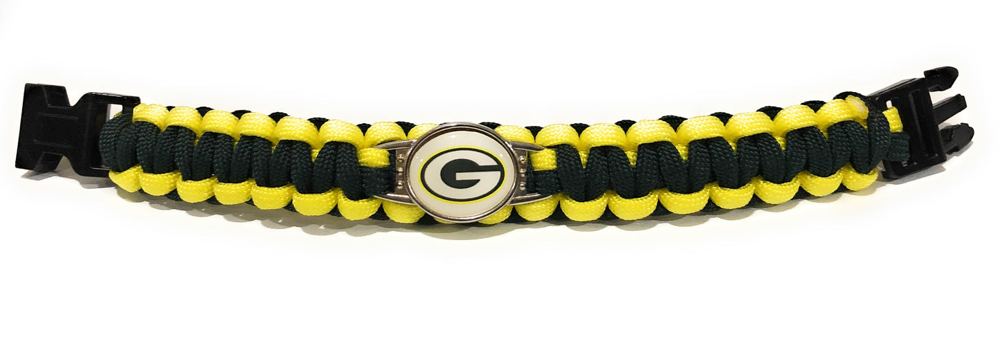 Green Bay NFL Paracord Bracelet
