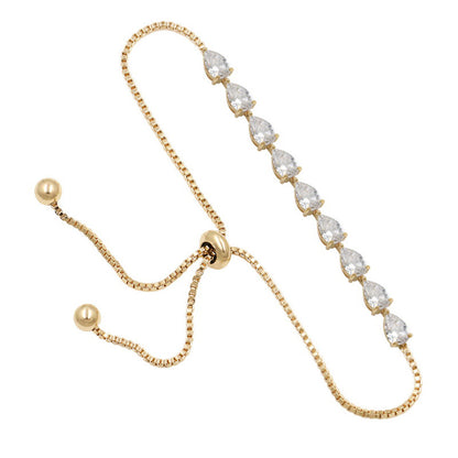 Mini Pear Channel Adjustable Bracelet
