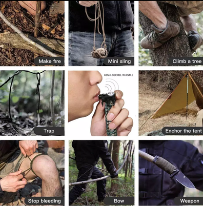 Create Your Own Paracord Bracelet & Survival Buckle