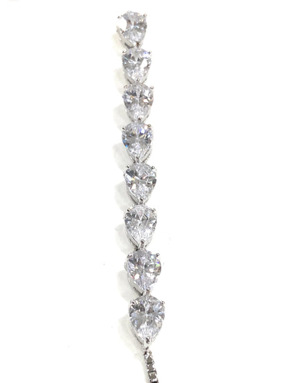 Large Pear Channel Adjustable Bracelet