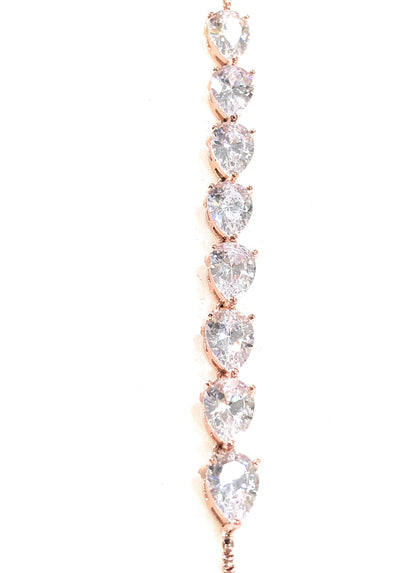 Large Pear Channel Adjustable Bracelet