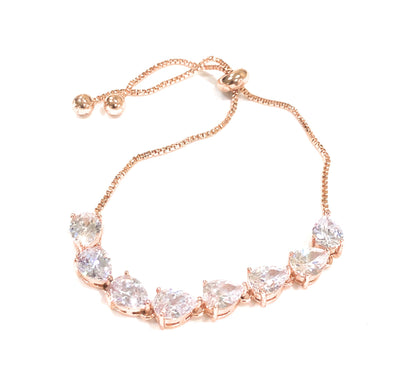 Large Pear Channel Adjustable Bracelet