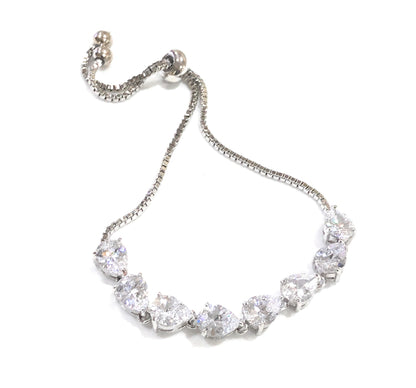 Large Pear Channel Adjustable Bracelet