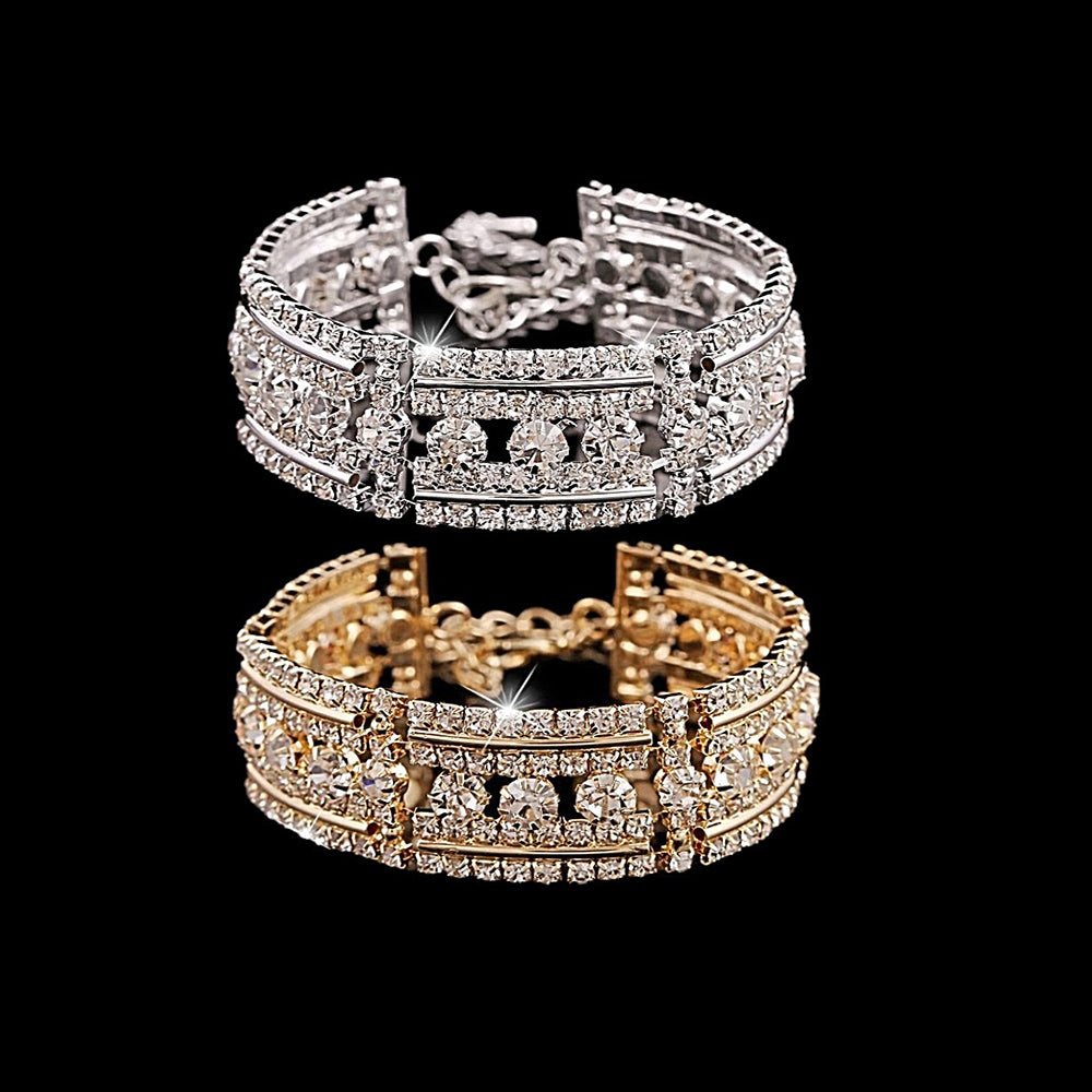 Water Drop Chain Crystal Bracelet