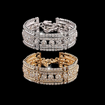 Water Drop Chain Crystal Bracelet