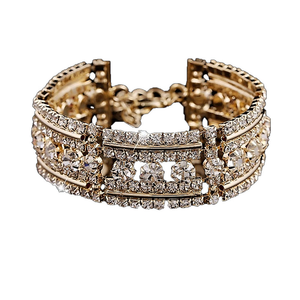 Water Drop Chain Crystal Bracelet
