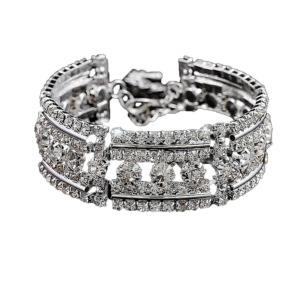 Water Drop Chain Crystal Bracelet