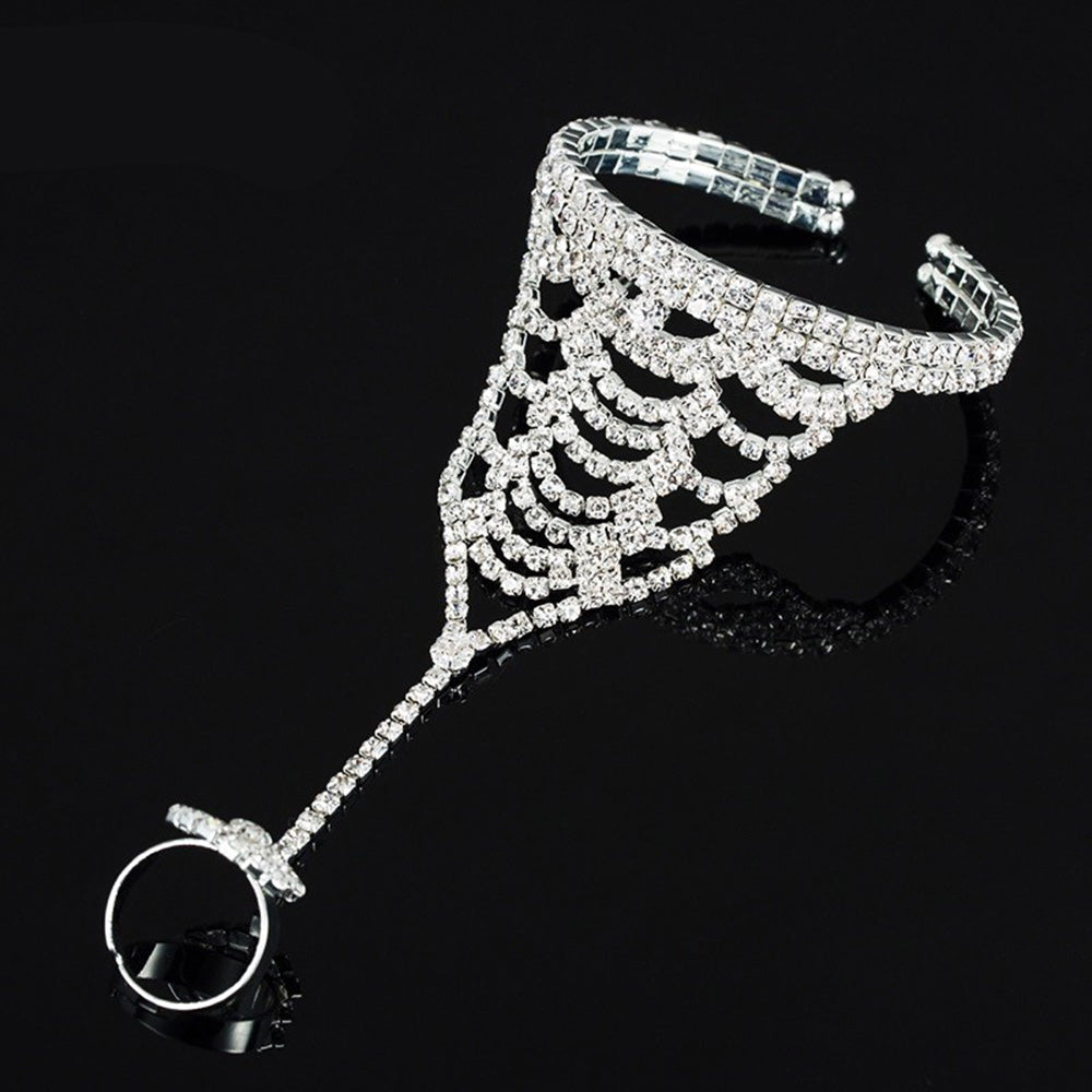 Royal Tear Drop Ring Bracelet