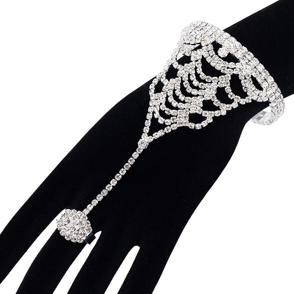 Royal Tear Drop Ring Bracelet