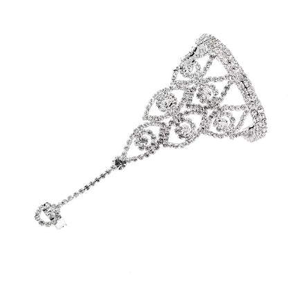 Austrian Crystal Net Mesh Ring Bracelet