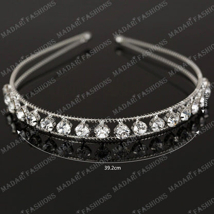 Single Row Crystal Tiara