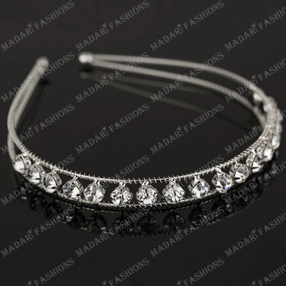 Single Row Crystal Tiara