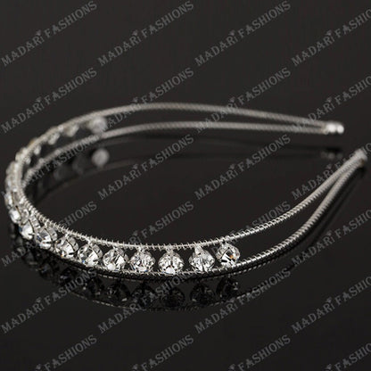 Single Row Crystal Tiara