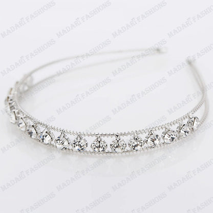 Single Row Crystal Tiara