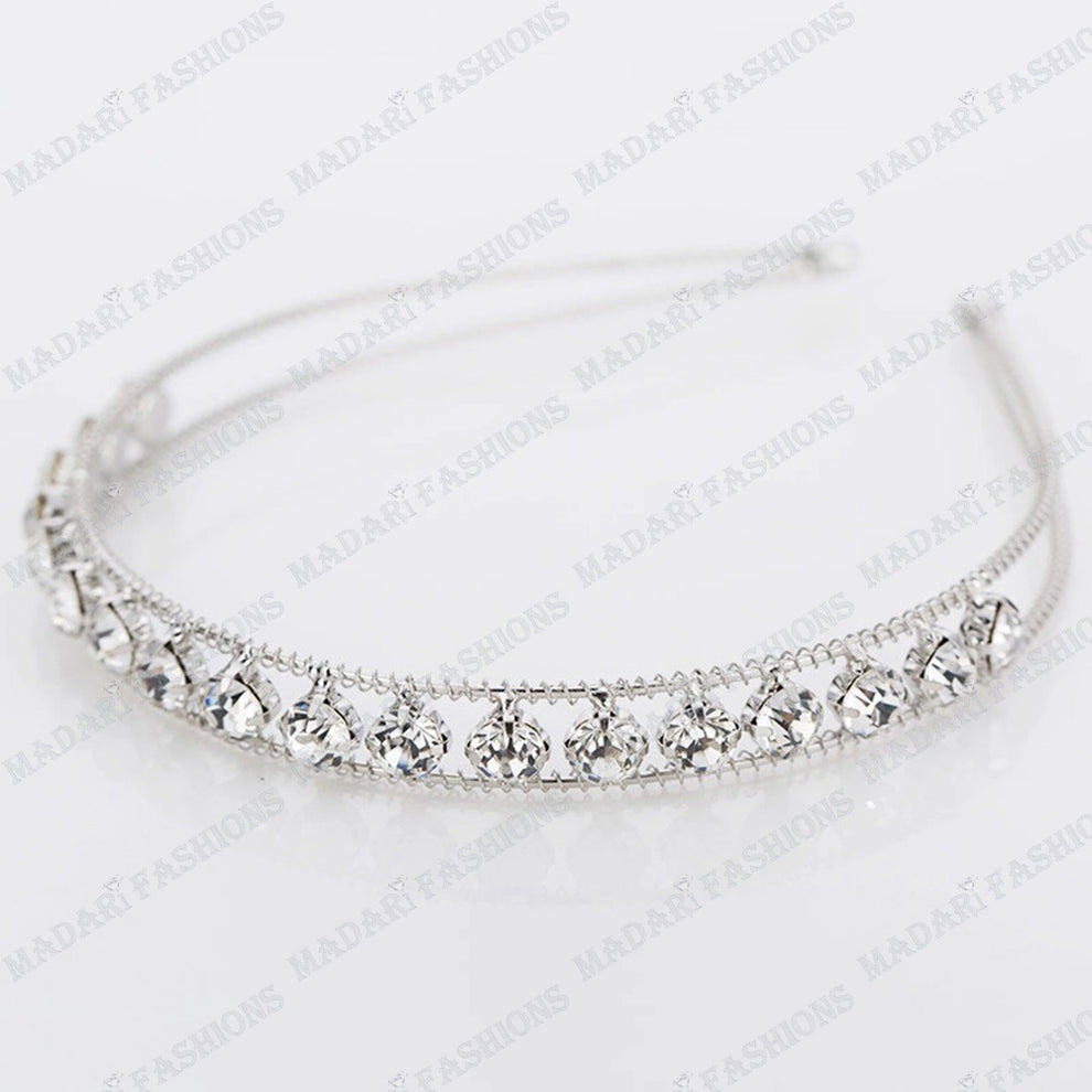 Single Row Crystal Tiara – MADARI FASHIONS