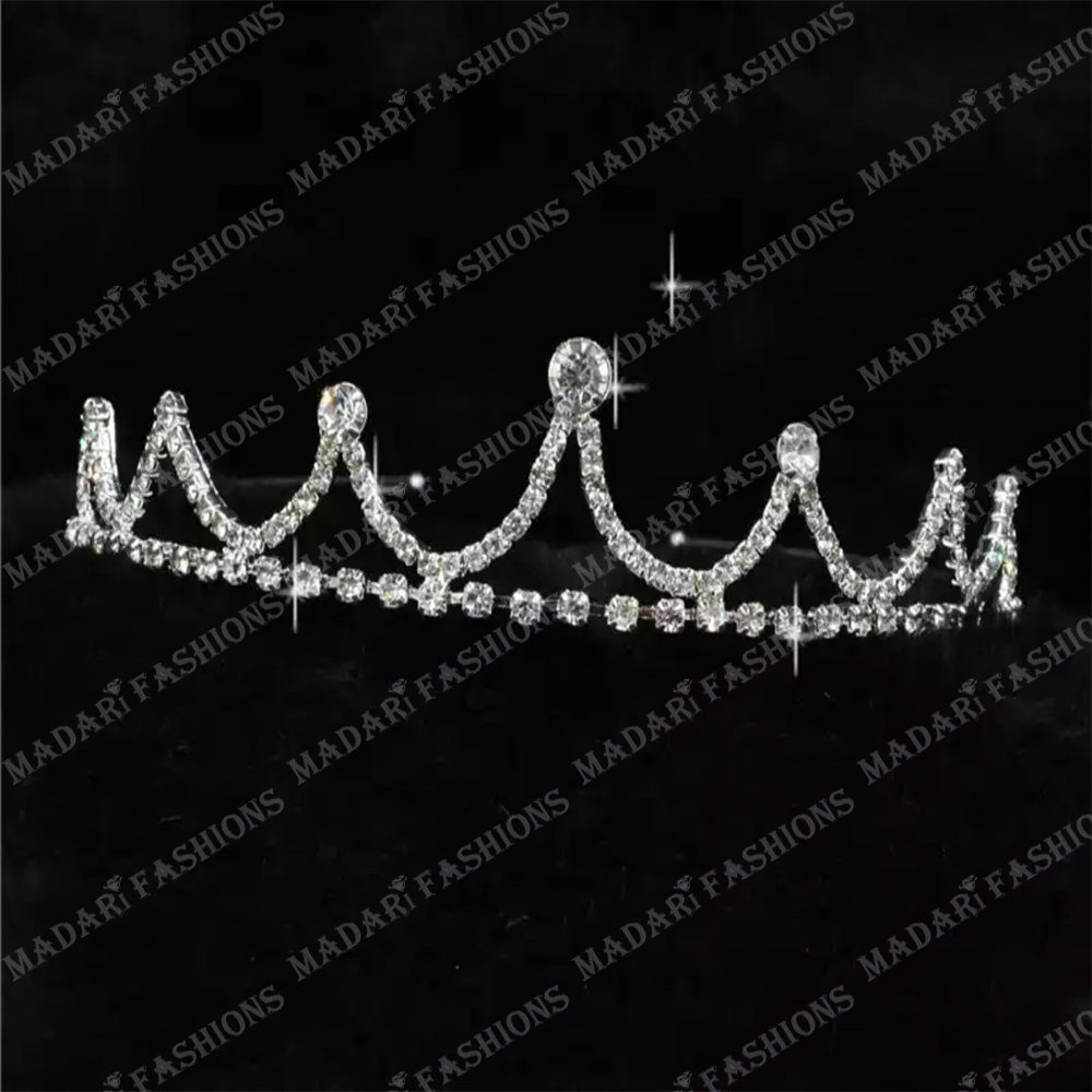 Royal Diamond Silver Plated Tiara