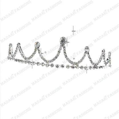 Royal Diamond Silver Plated Tiara