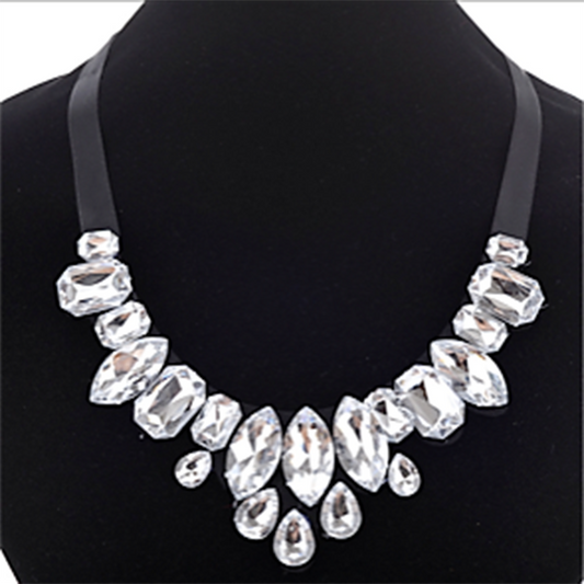 White Austrian Crystal Choker