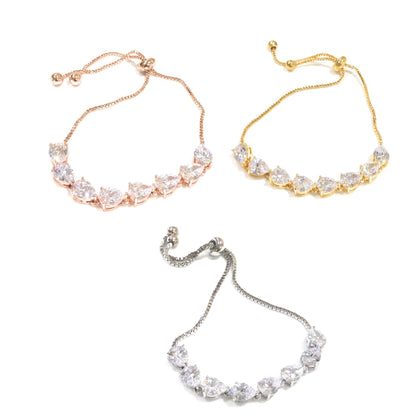 Large Pear Channel Adjustable Bracelet