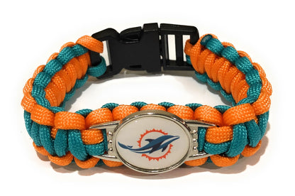 Miami NFL Paracord Bracelet